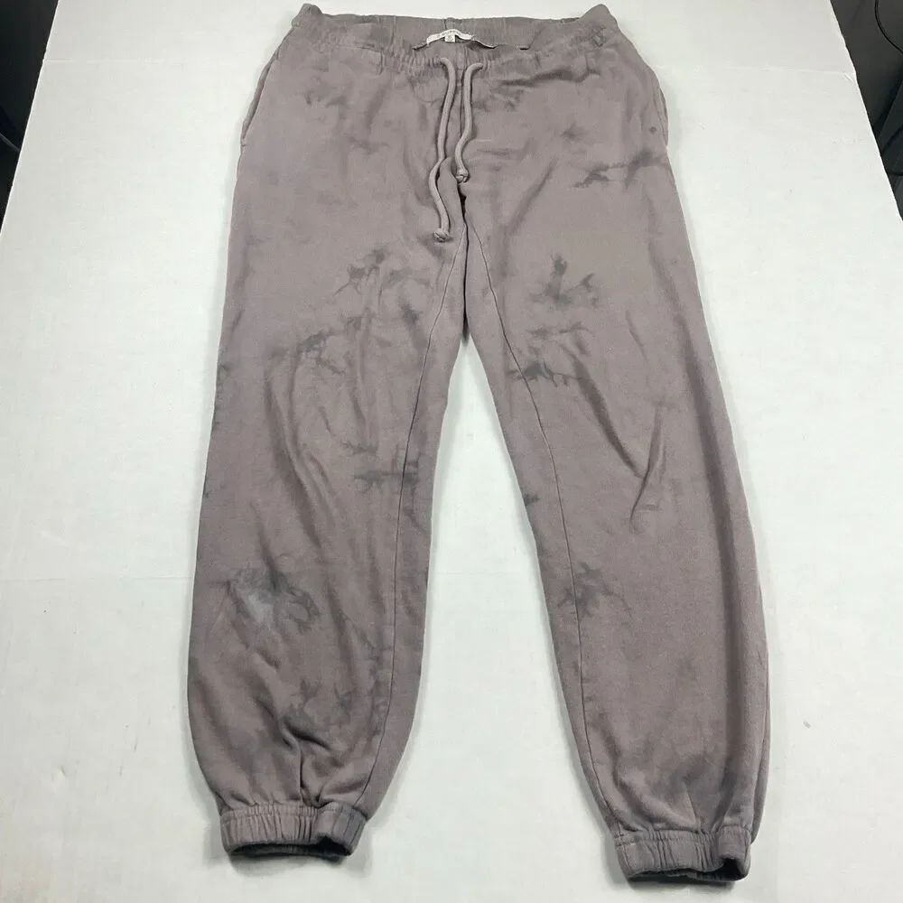 Z Supply Tie Dye Jogger Sweatpants Purple Soft Lounge Cozy Streetwear Casual XS